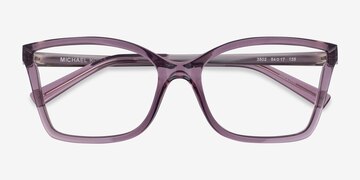 Burgundy Crystal Michael Kors MK4058 Caracas -  Metal Eyeglasses
