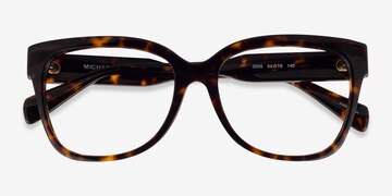 Dark Tortoise Michael Kors MK4091 Palawan -  Acetate Eyeglasses