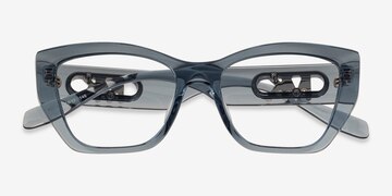 Denim Transparent Michael Kors MK4149U Puglia -  Plastic Eyeglasses