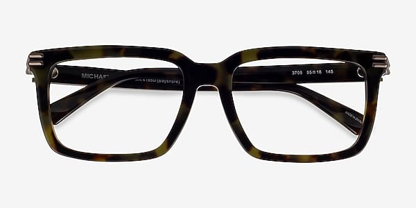 Olive Tortoise Michael Kors MK4155U Bayshore - Acetate Eyeglasses Olive Tortoise Michael Kors MK4155U Bayshore - Acetate Eyeglasses