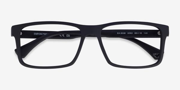 Rubber Black Emporio Armani EA3038 -  Plastic Eyeglasses