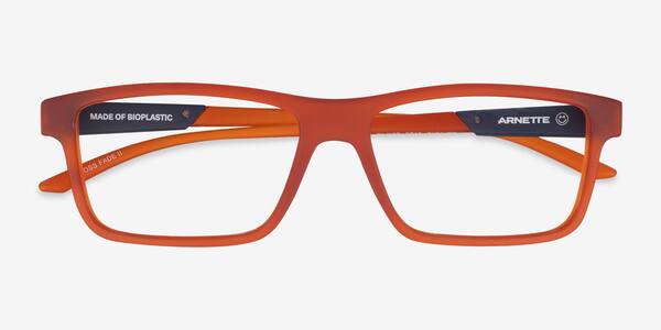 Transparent Orange ARNETTE Cross Fade Ii -  Eco-friendly Eyeglasses