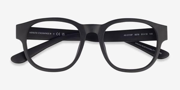 Matte Black Armani Exchange AX3110F -  Plastic Eyeglasses