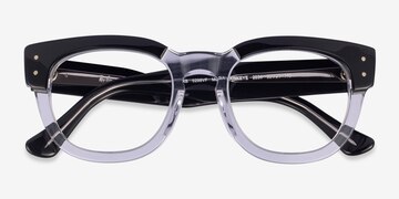 Black On Transparent Ray-Ban RB0298VF Mega Hawkeye -  Plastic Eyeglasses