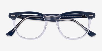 Transparent Blue Ray-Ban RB5398 Hawkeye -  Acetate Eyeglasses