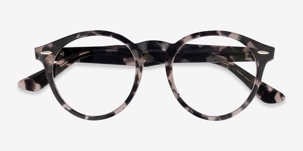 Gray Tortoise Ray-Ban RB7680V Larry -  Acetate Eyeglasses