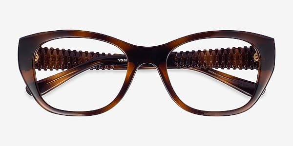 Dark Tortoise Vogue Eyewear VO5569 - Plastic Eyeglasses Dark Tortoise Vogue Eyewear VO5569 - Plastic Eyeglasses