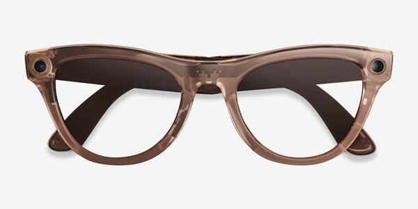 Shiny Peach Ray-Ban Meta Skyler (Gen 2) -  Plastic Ai-glasses