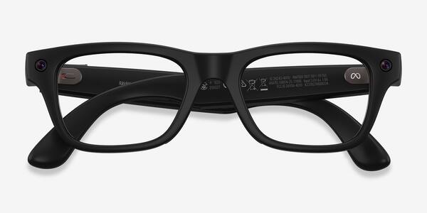 Matte Black Ray-Ban Meta Blayzer Optics (Gen 2) -  Plastic Ai-glasses