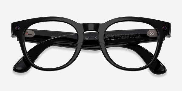 Shiny Black Ray-Ban Meta (Gen 2) Scriber Optics -  Plastic Ai-glasses
