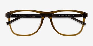 Shiny Transparent Green Armani Exchange AX3048F -  Acetate Eyeglasses
