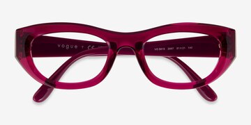 Transparent Fuchsia Vogue Eyewear VO5610B -  Plastic Eyeglasses