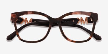 Rose Transparent Michael Kors MK4203U Topanga -  Acetate Eyeglasses