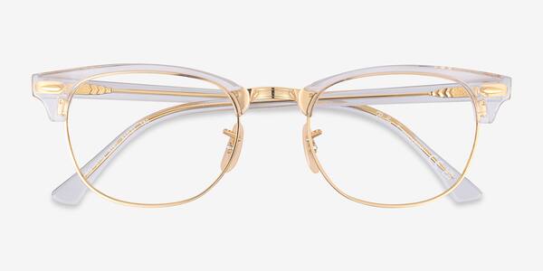 Transparent Ray-Ban RB5154 Clubmaster -  Acetate Eyeglasses