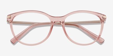 Shiny Transparent Pink Armani Exchange AX3078 -  Metal Eyeglasses