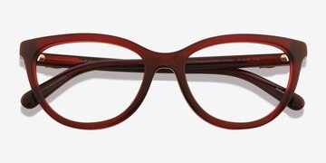 Transparent Dark Cherry Coach HC6304U -  Alternative Materials Eyeglasses