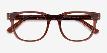 Transparent Brown Ray-Ban RB5461D -  Acetate Eyeglasses