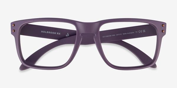 Matte Aubergine Oakley Holbrook RX -  Plastic Eyeglasses