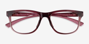 Transparent Iron Red Oakley Leadline RX -  Plastic Eyeglasses
