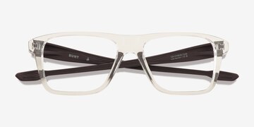 Polished Clear Oakley Bunt -  Plastic Eyeglasses
