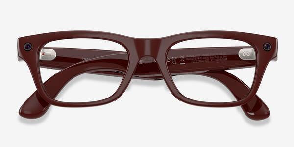 Shiny Brick Brown Ray-Ban Meta (Gen 2) Blayzer Optics -  Plastic Ai-glasses