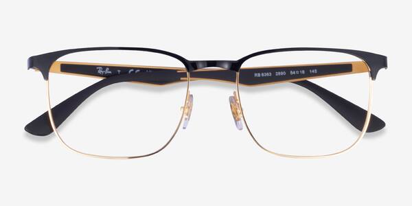 Black Gold Ray-Ban RB6363 -  Metal Eyeglasses