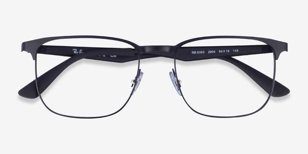 Matte Black Ray-Ban RB6363 -  Métal Lunettes de vue