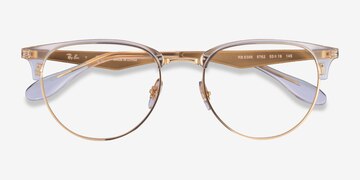 Clear Gold Ray-Ban RB6396 -  Metal Eyeglasses