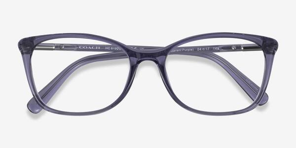 Transparent Purple Coach HC6192U -  Plastic Eyeglasses