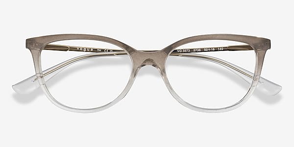 Gradient Brown Vogue Eyewear VO5673 - Metal Eyeglasses Gradient Brown Vogue Eyewear VO5673 - Metal Eyeglasses