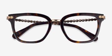 Dark Tortoise Swarovski SK2018 -  Acetate Eyeglasses