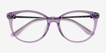 Shiny Transparent Violet Armani Exchange AX3109F -  Acetate Eyeglasses