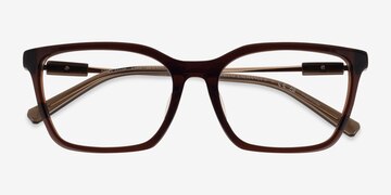 Shiny Transparent Brown Armani Exchange AX3113F -  Acetate Eyeglasses