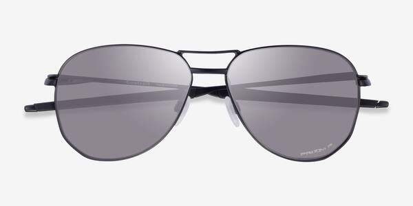 Satin Black Oakley Contrail -  Metal Sunglasses