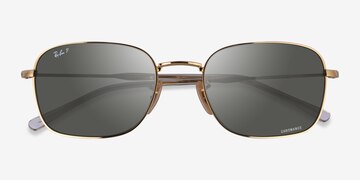 Gold Ray-Ban RB3706 -  Metal Sunglasses