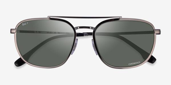 Gunmetal Ray-Ban RB3708 -  Metal Sunglasses