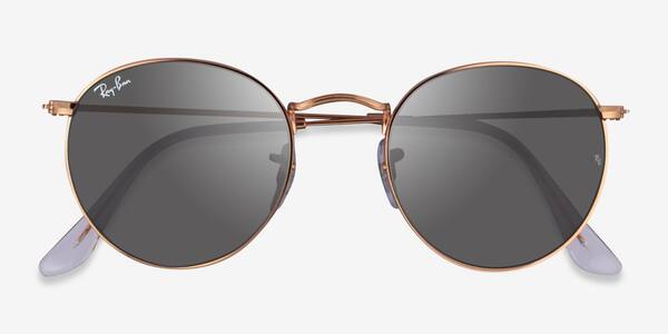 Or rose Ray-Ban RB3447 -  Métal Sunglasses