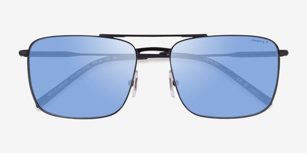 Matte Black ARNETTE Boulevardier -  Métal Lunettes de soleil