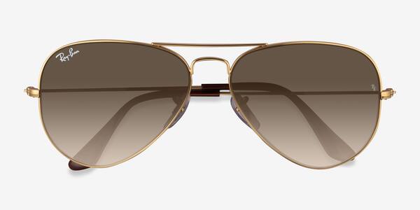 Shiny Gold Ray-Ban RB3025 -  Metal Sunglasses