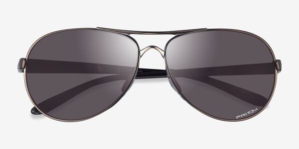 Gunmetal Oakley Feedback -  Métal Sunglasses