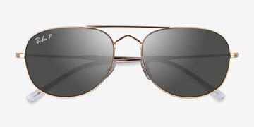 Shiny Gold Ray-Ban RB3735 -  Metal Sunglasses