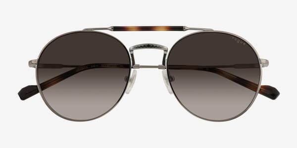 Silver Tortoise Vogue Eyewear VO4240S -  Metal Sunglasses