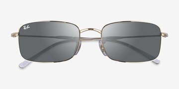 Gold Ray-Ban RB3746 -  Metal Sunglasses