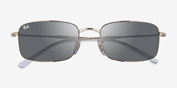 Gold Ray-Ban RB3746 -  Metal Sunglasses
