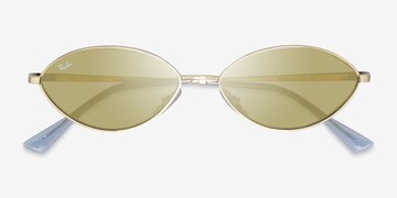 Gold Ray-Ban RB3757 -  Metal Sunglasses