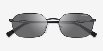 Matte Black Armani Exchange AX2056S -  Métal Lunettes de soleil