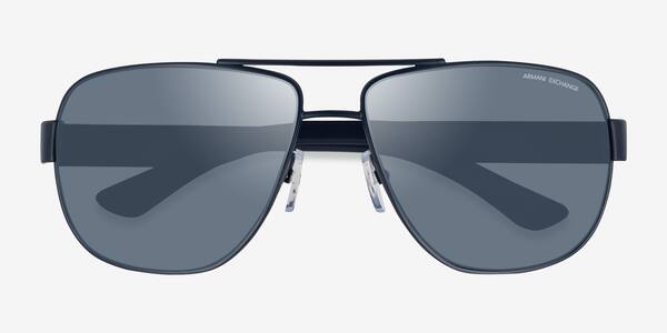 Matte Blue Armani Exchange AX2012S -  Metal Sunglasses