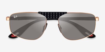 Matte Rose Gold Ray-Ban RB3776M -  Metal Sunglasses