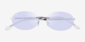 Polished Silver Ray-Ban RB3767 -  Metal Sunglasses