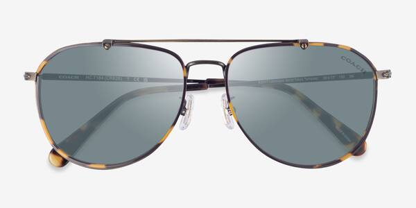 Antique Gold Tokyo Tortoise Coach HC7164 CR626 -  Métal Lunettes de soleil